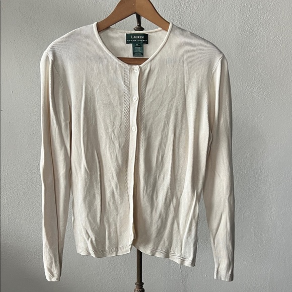 Ralph Lauren LRL Silk Sweater Blouse Size Medium - Picture 1 of 3